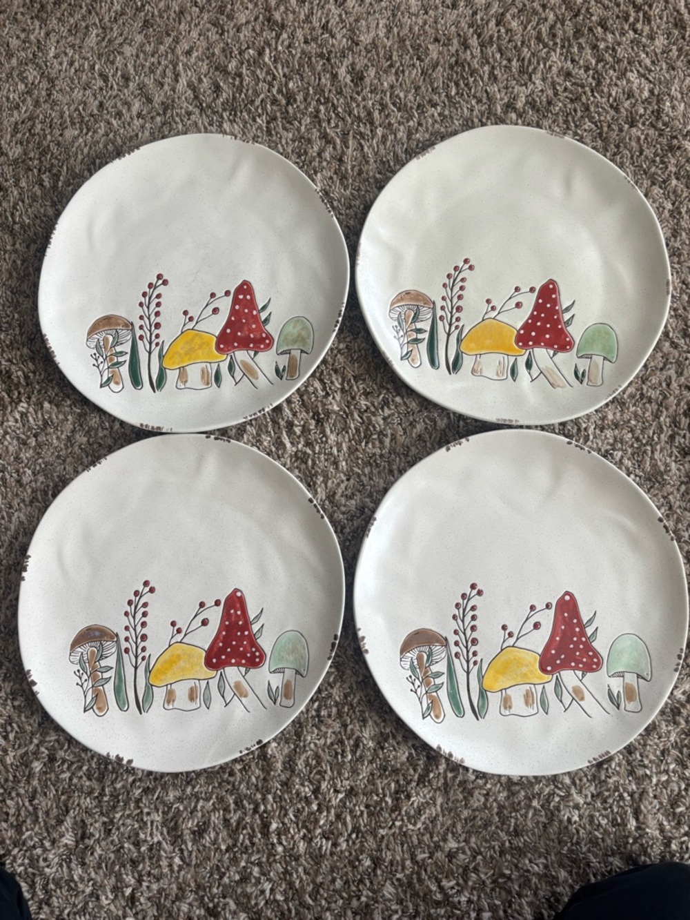 Ceramic mushroom dishes